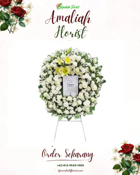 Krans Bunga Duka Binus Anggrek