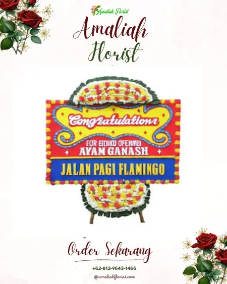 Sewa Papan Bunga Binus Anggrek